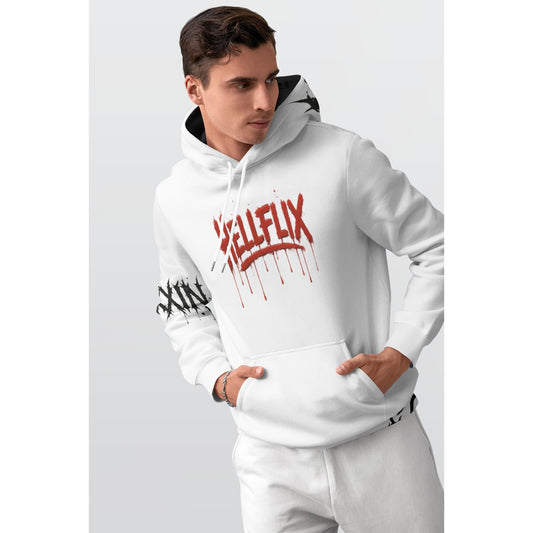 All-Over Print Men's Thicken Pullover Hoodie