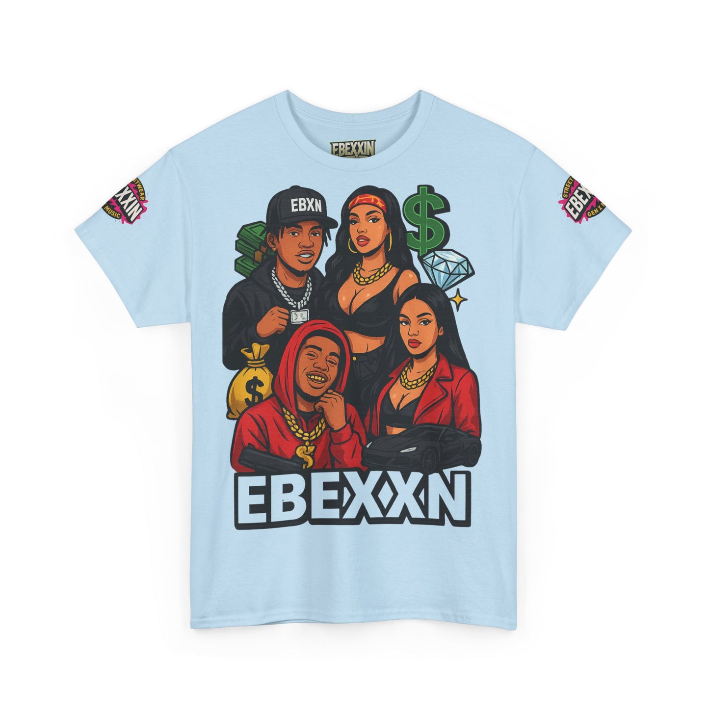 eBexxin - Stylish Unisex Hip Hop Fashion t-shirt