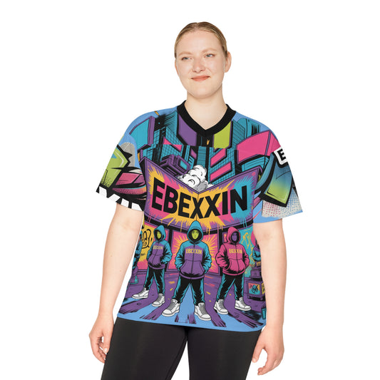 eBexxin - Graffiti Streetwear Football Jersey