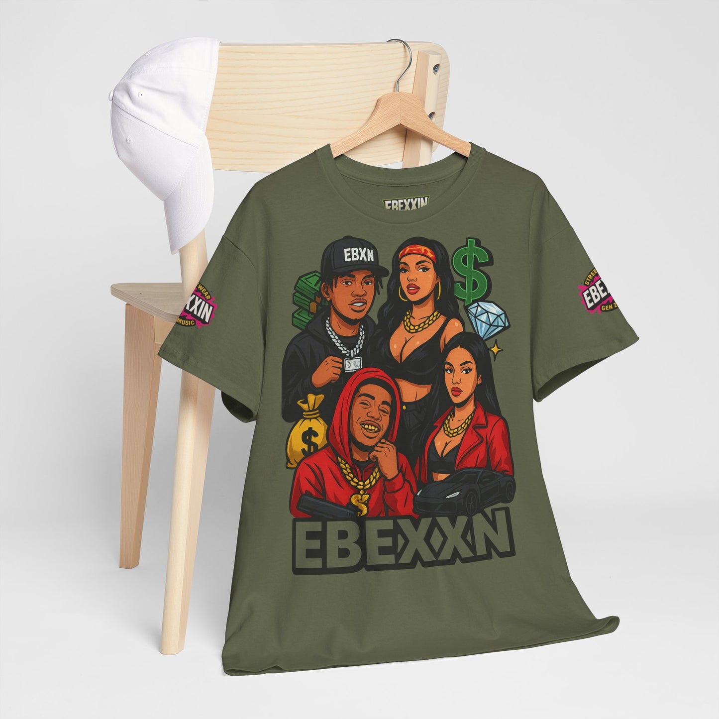 eBexxin - Stylish Unisex Hip Hop Fashion t-shirt