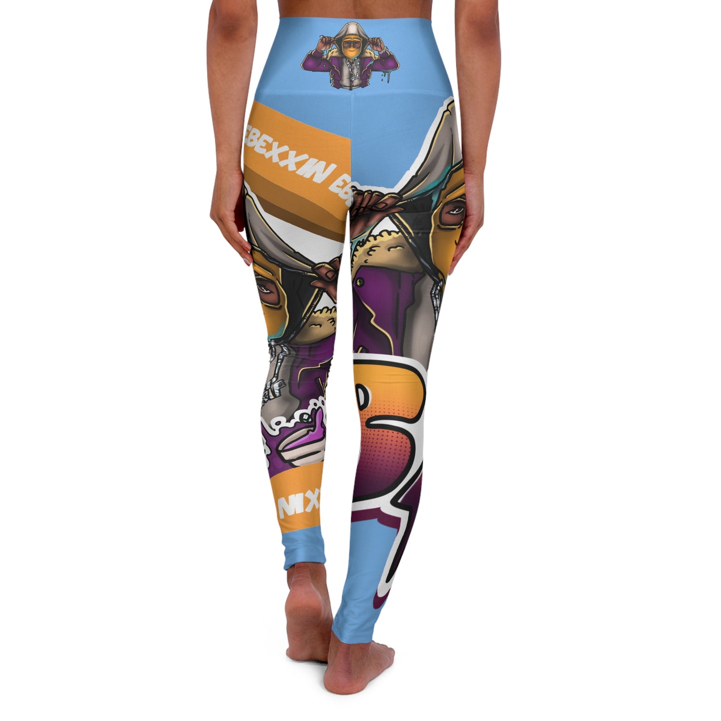 High Waisted Yoga Leggings (AOP)