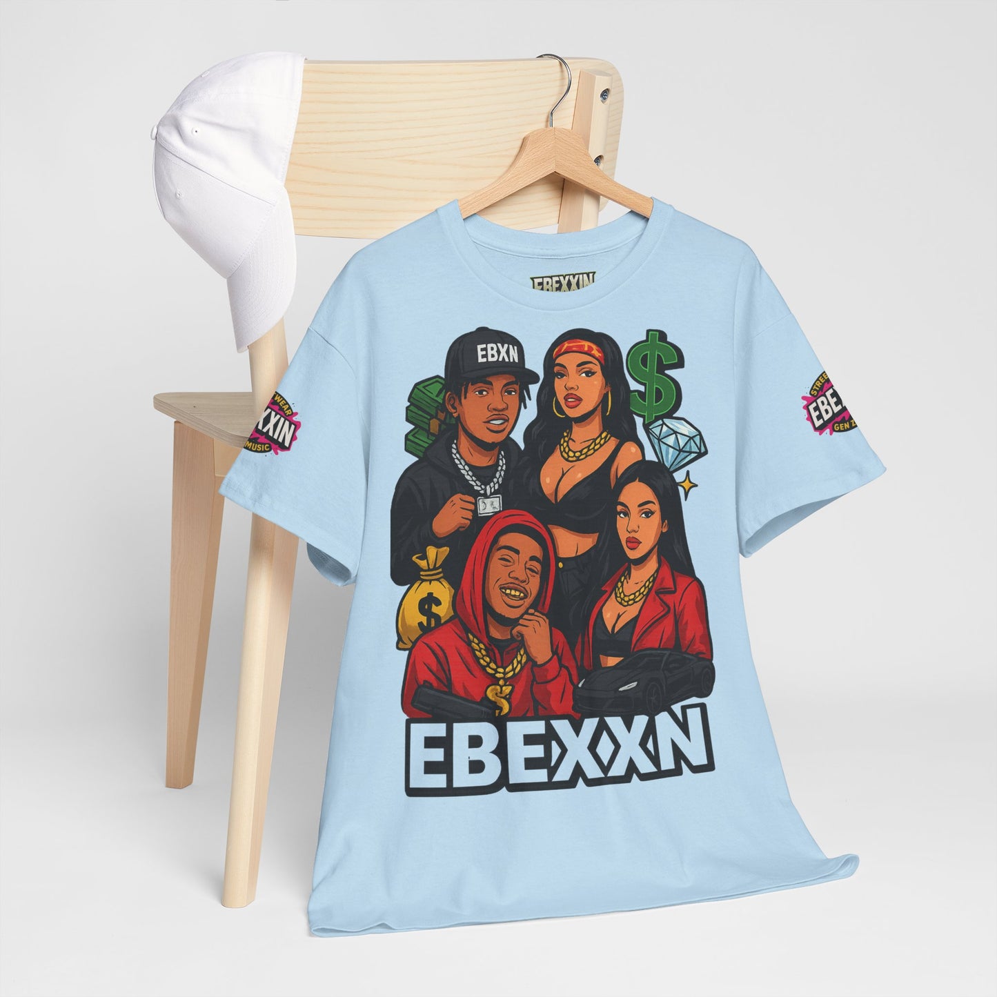 eBexxin - Stylish Unisex Hip Hop Fashion t-shirt