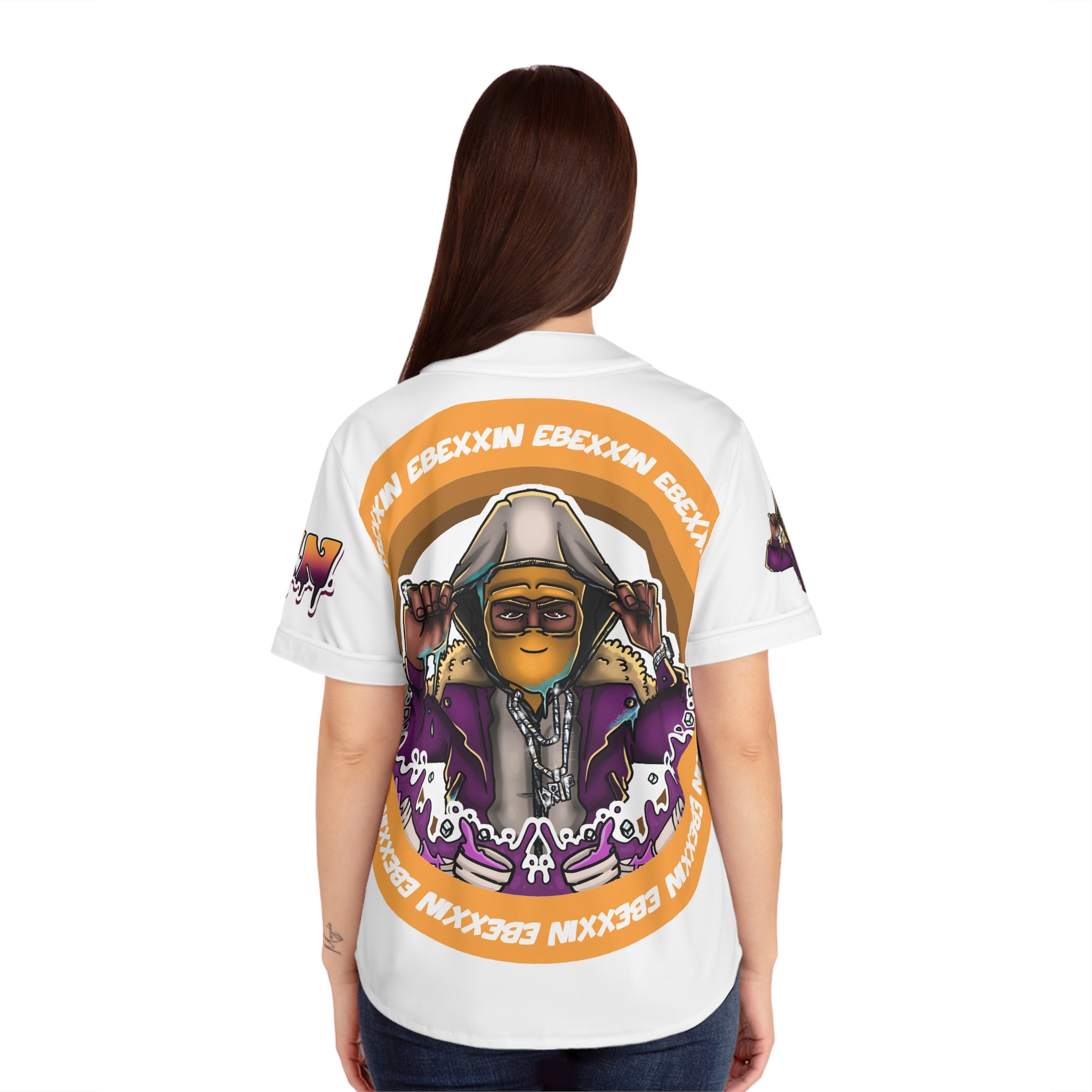 Women's Baseball Jersey (AOP)