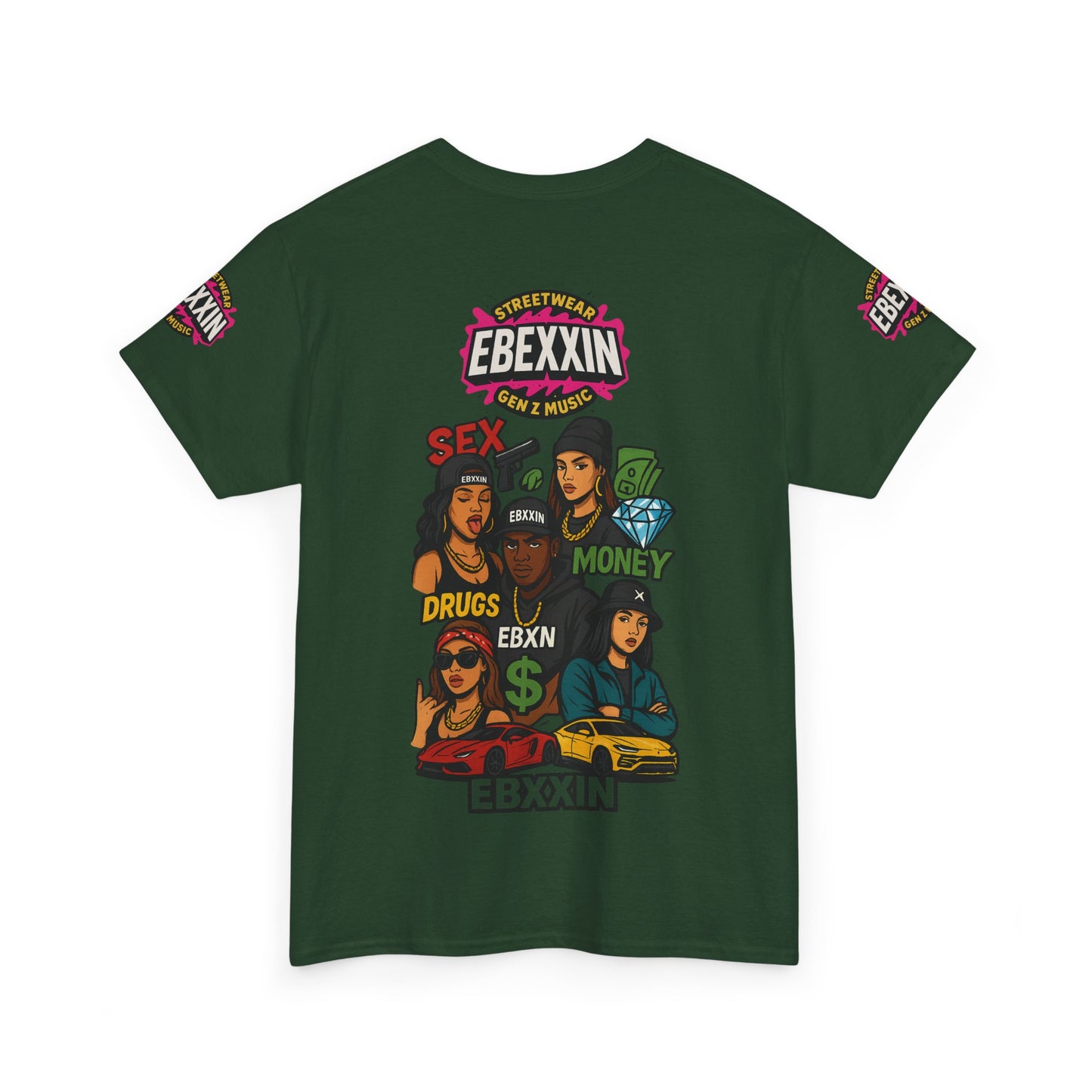 eBexxin - Stylish Unisex Hip Hop Fashion t-shirt