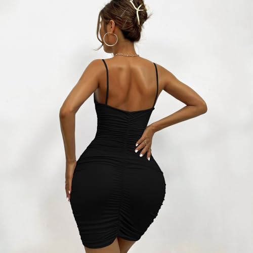 EBXN Vestido de Las Mujeres Sin Mangas
