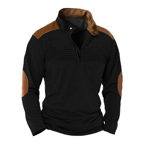 EBXN Camiseta de manga larga para hombre