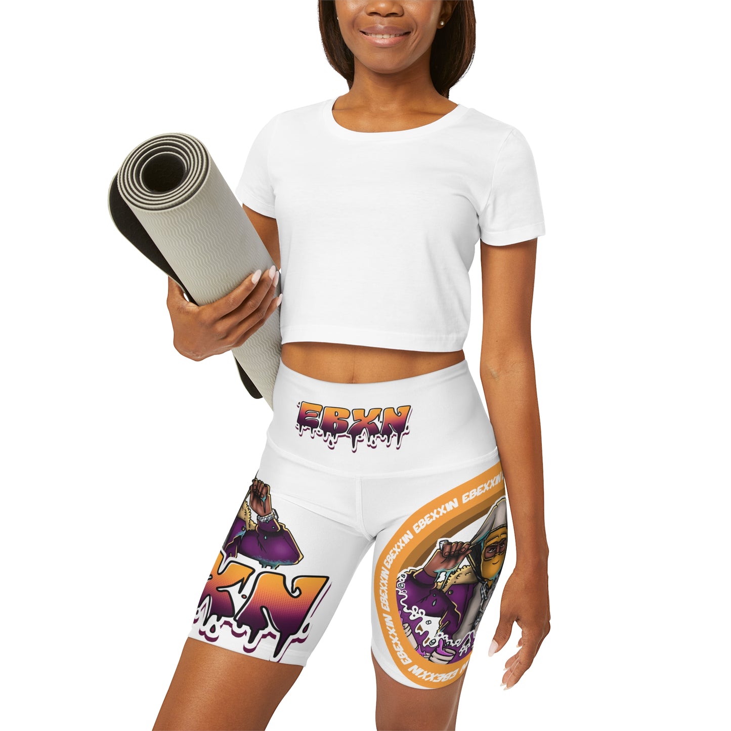 High Waisted Yoga Shorts
