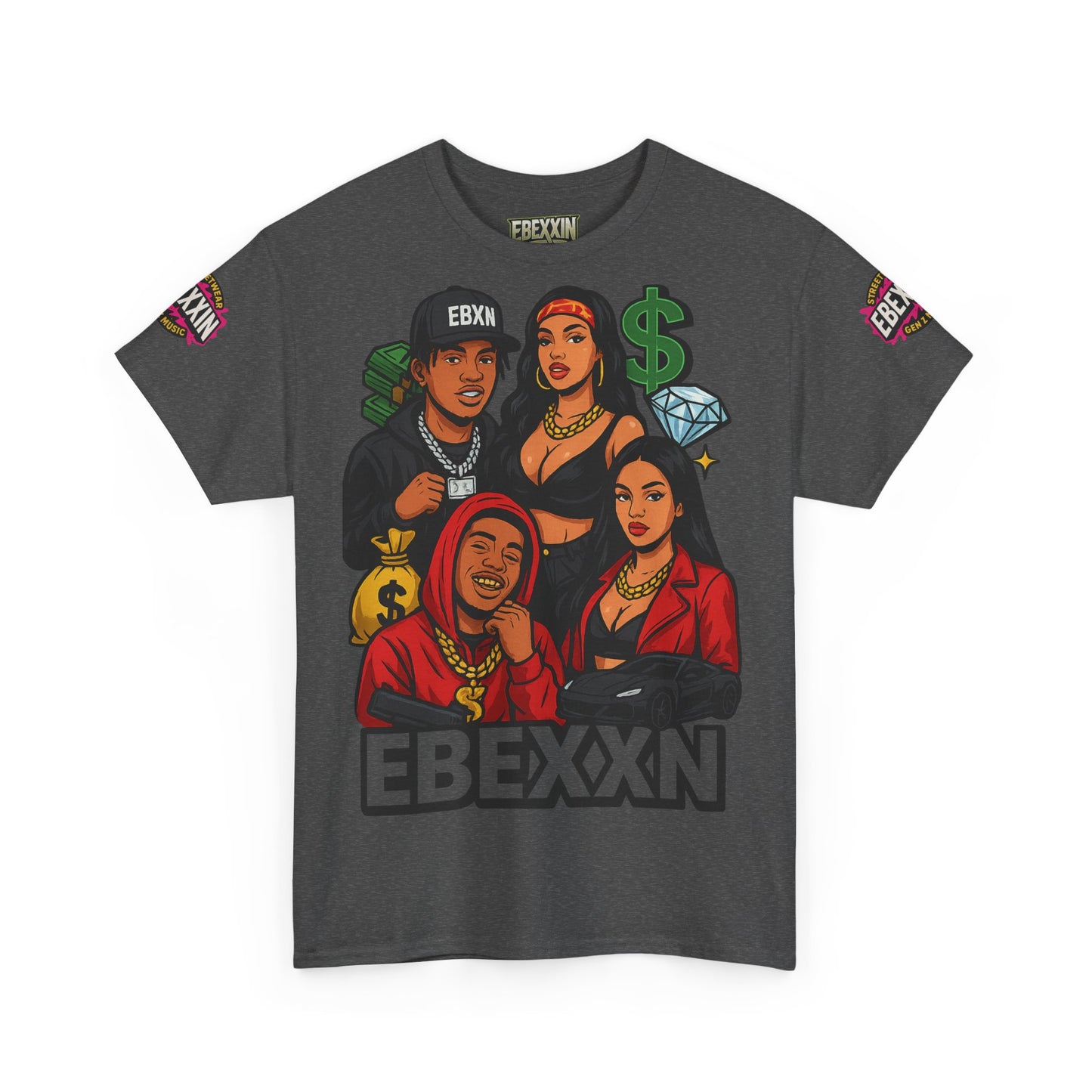eBexxin - Stylish Unisex Hip Hop Fashion t-shirt