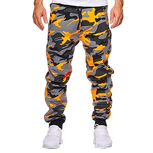 EBXN Pantalones cargo de cintura elástica