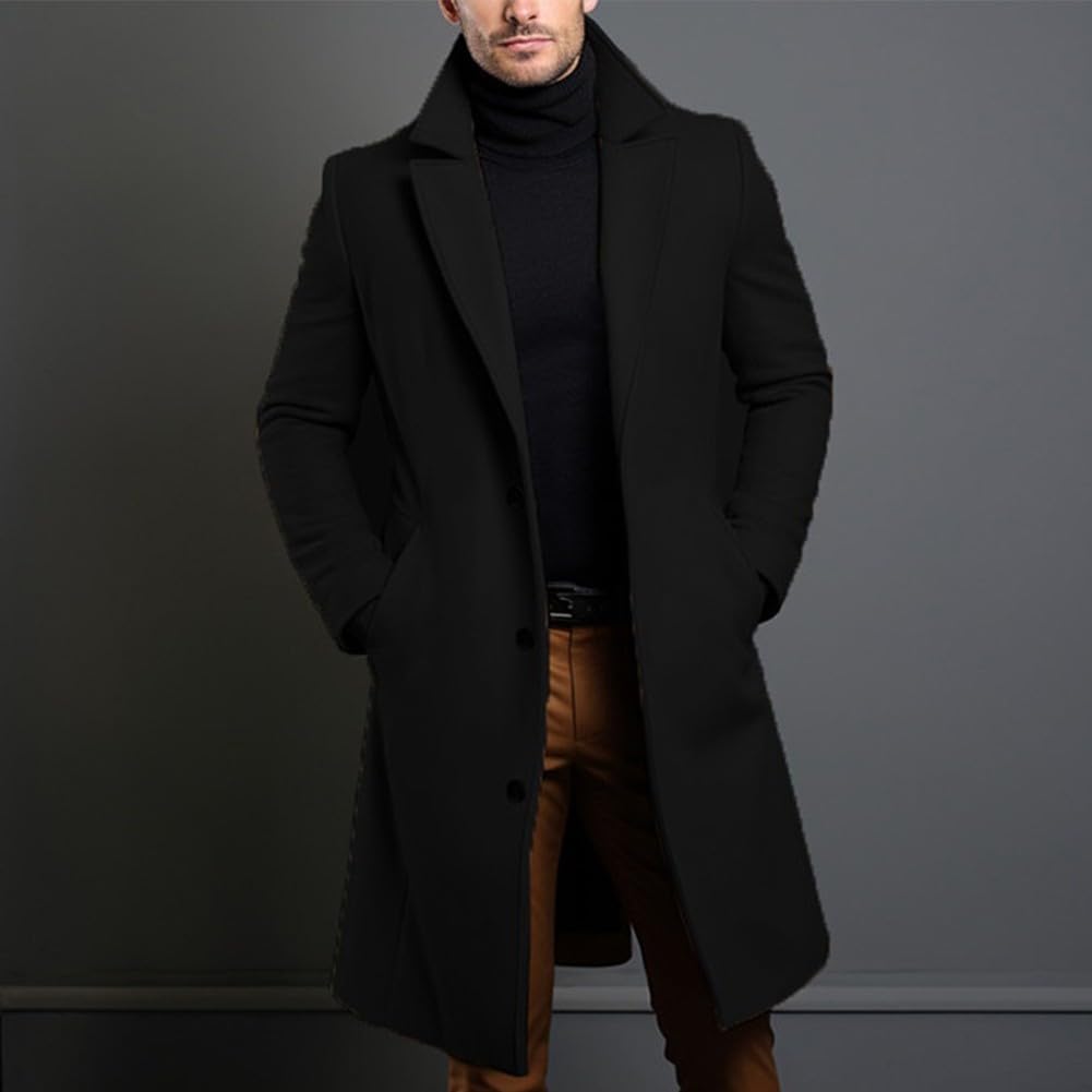 eBexxin - Men's Luxury Trench Coat