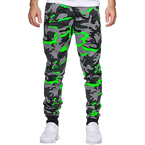 EBXN Pantalones cargo de cintura elástica