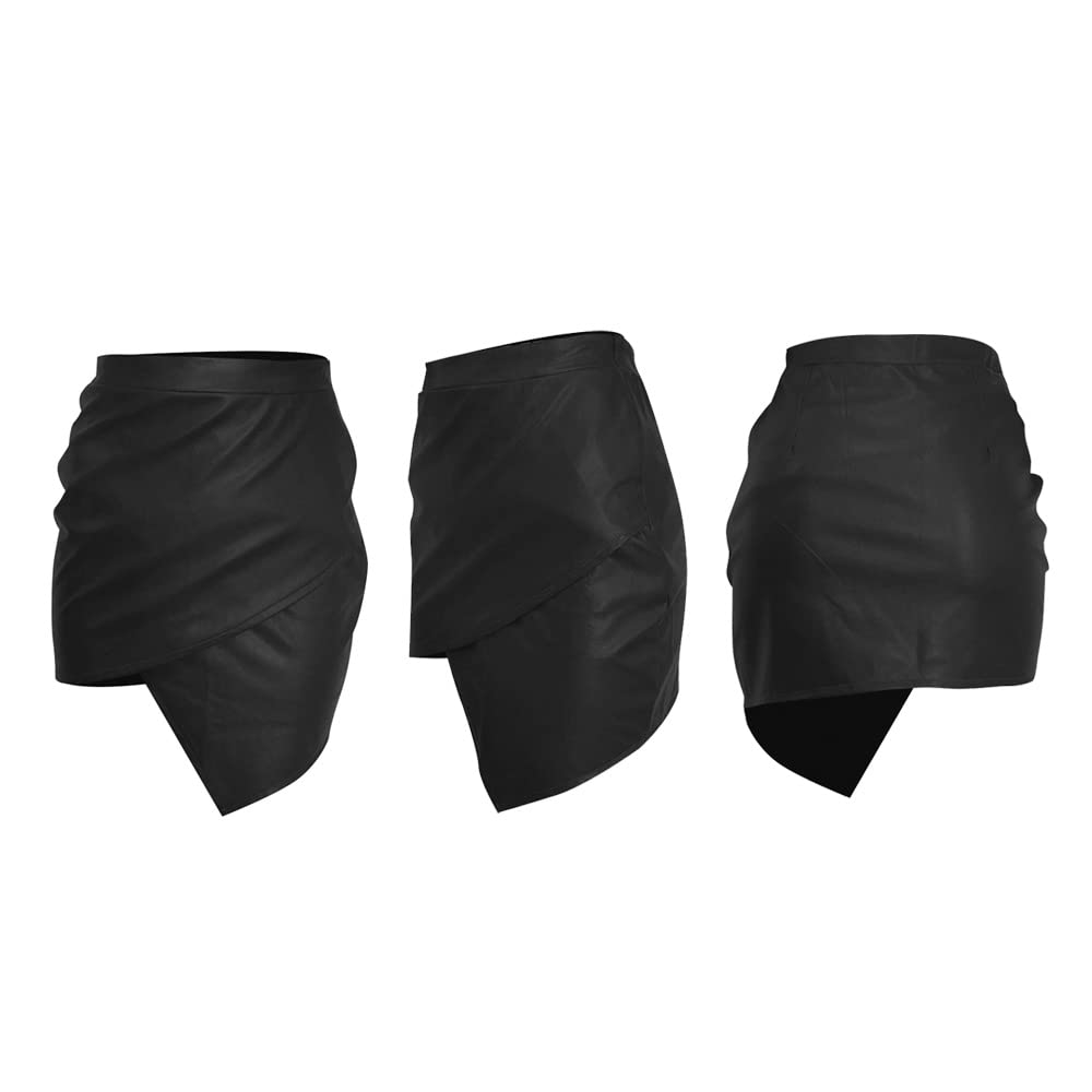 Leather Skirts Women Short