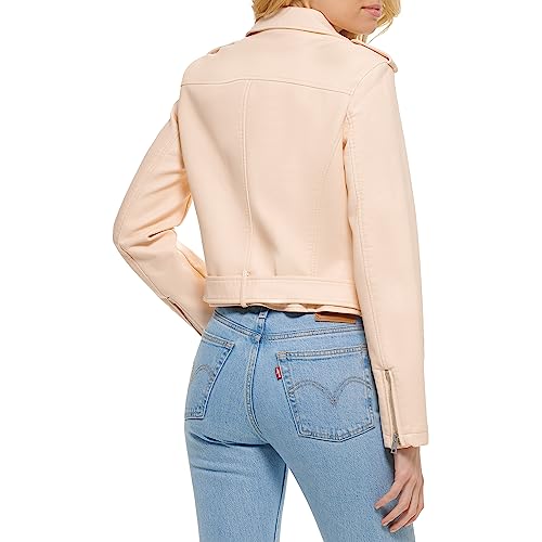 EBXN Women's Belted Faux Leather