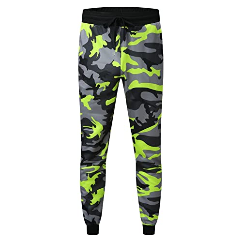 EBXN Pantalones cargo de cintura elástica