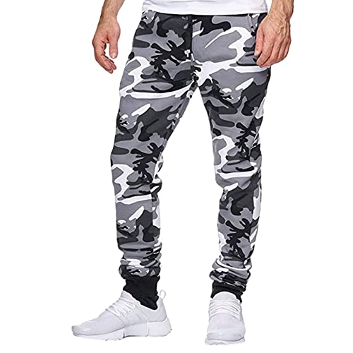 EBXN Pantalones cargo de cintura elástica