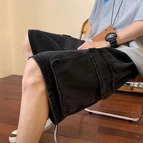 Baggy Jeans Shorts Men