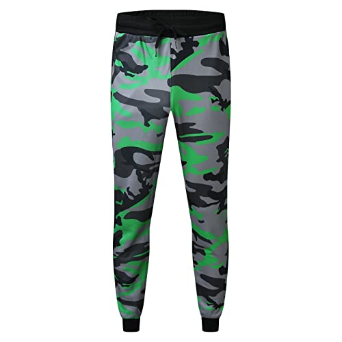 EBXN Pantalones cargo de cintura elástica