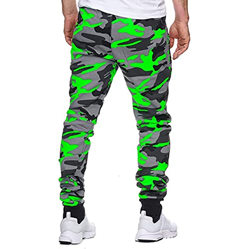 EBXN Pantalones cargo de cintura elástica