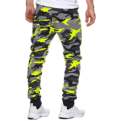 EBXN Pantalones cargo de cintura elástica