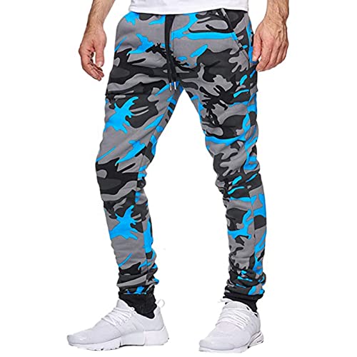 EBXN Pantalones cargo de cintura elástica