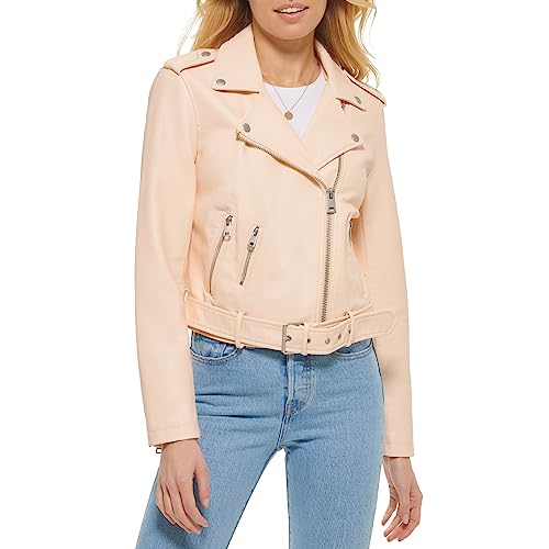 EBXN Women's Belted Faux Leather