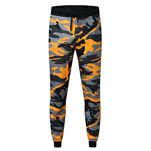 EBXN Pantalones cargo de cintura elástica