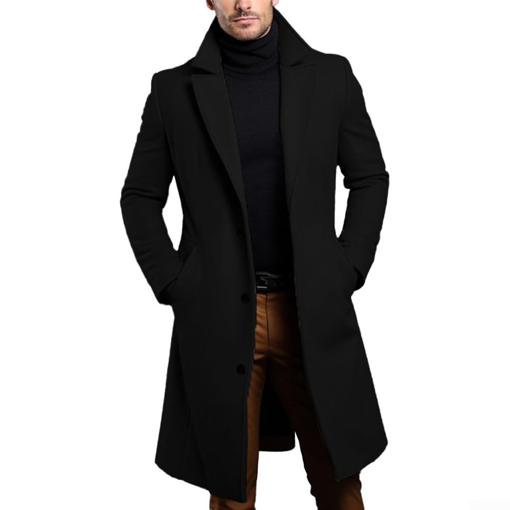 eBexxin - Men's Luxury Trench Coat