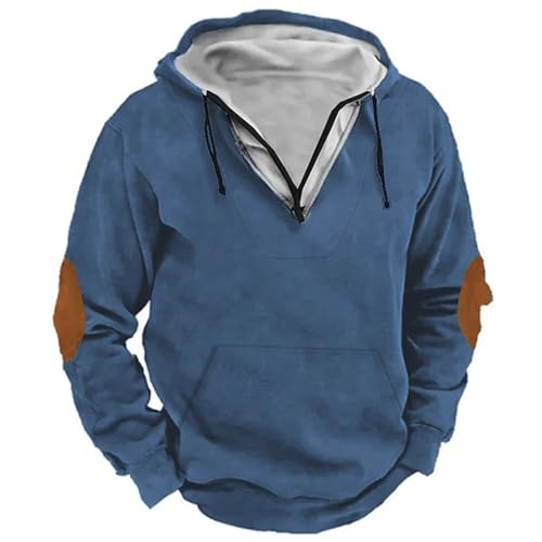 EBXN Camiseta de manga larga para hombre