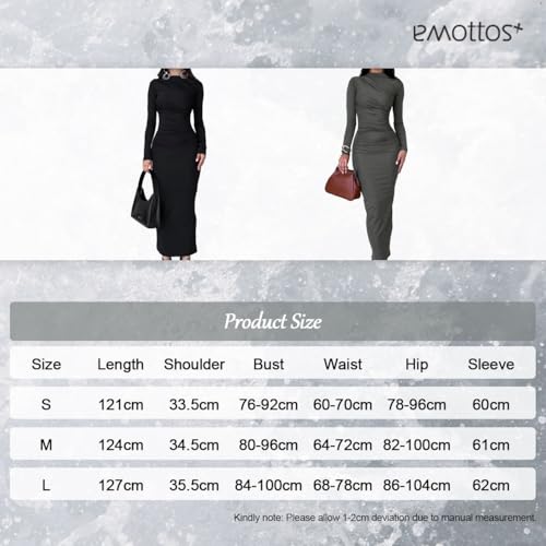 EBXN EMOTTOS Sexy Ruched Dress