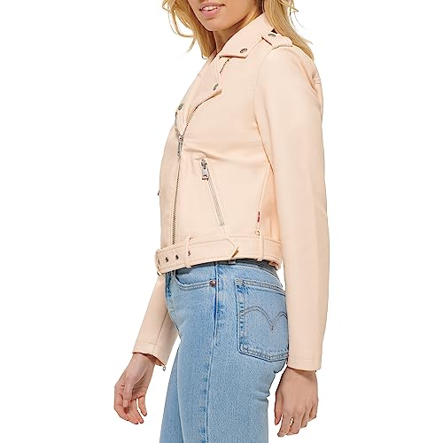 EBXN Women's Belted Faux Leather