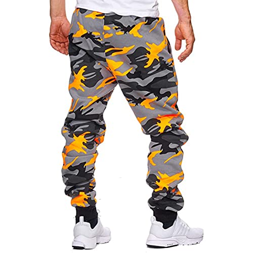 EBXN Pantalones cargo de cintura elástica