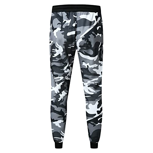 EBXN Pantalones cargo de cintura elástica