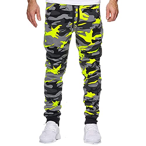 EBXN Pantalones cargo de cintura elástica