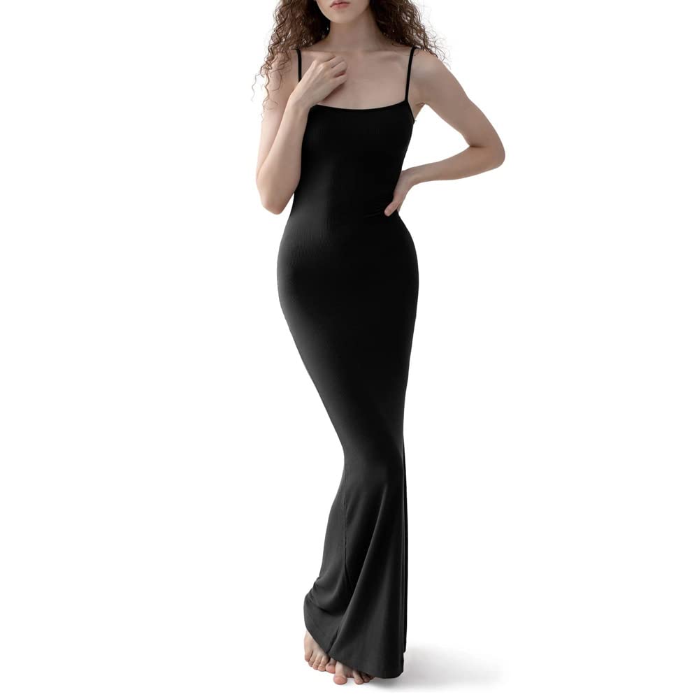 EBXN  Mujer Vestido Largo Casual Tirantes