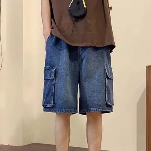 Baggy Jeans Shorts Men
