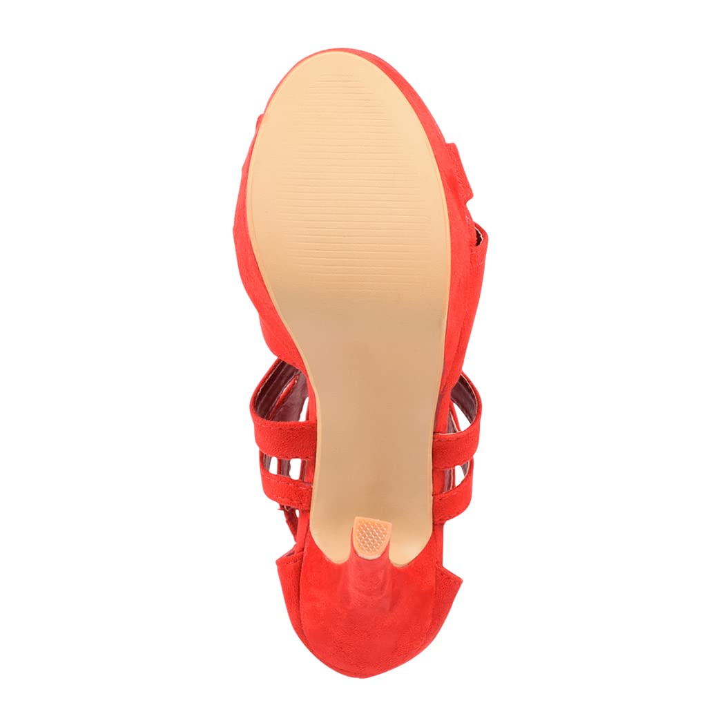 EBXN Zapato de Tacón Alto Mujer Abierto Stilettos Chunkyrayan