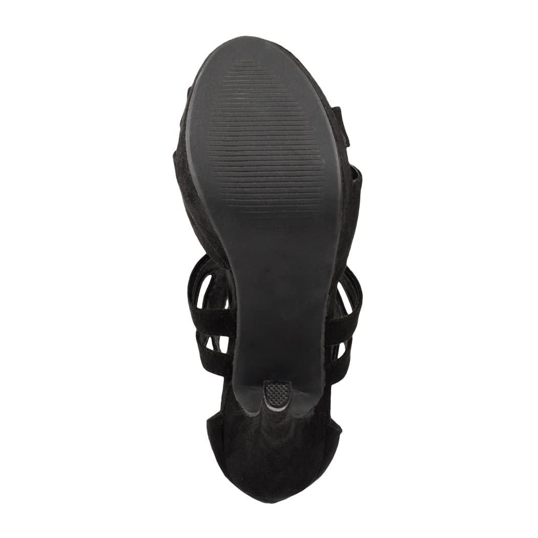 EBXN Zapato de Tacón Alto Mujer Abierto Stilettos Chunkyrayan