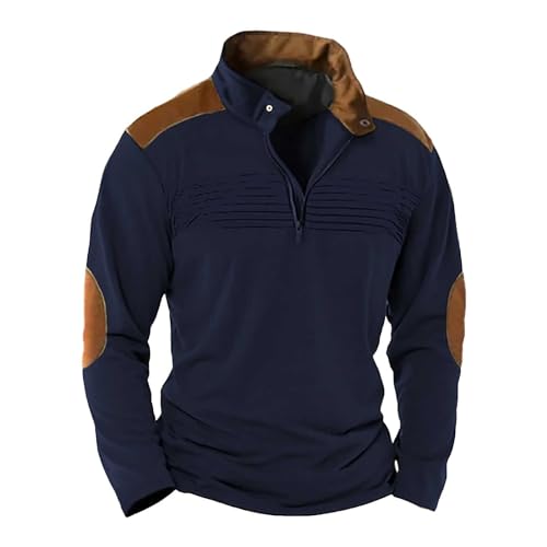 EBXN Camiseta de manga larga para hombre
