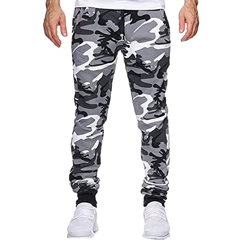 EBXN Pantalones cargo de cintura elástica