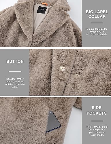 EBXN Fuzzy Fleece Winter Jacket