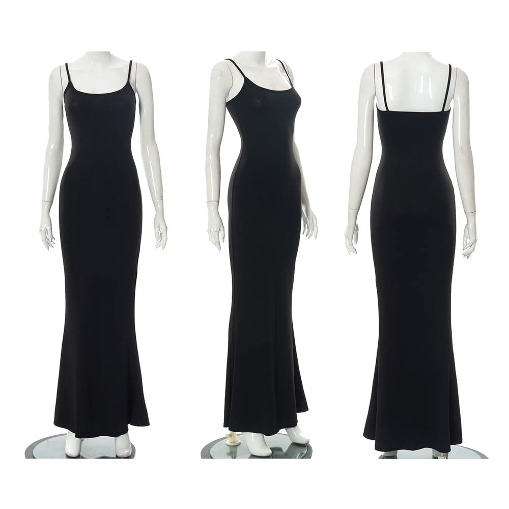 EBXN  Mujer Vestido Largo Casual Tirantes