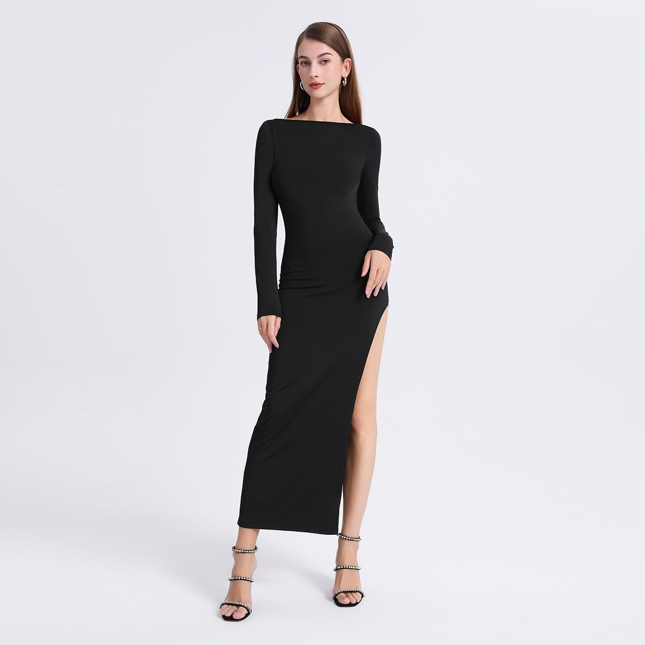EBXN Vestido Elegante Mujer
