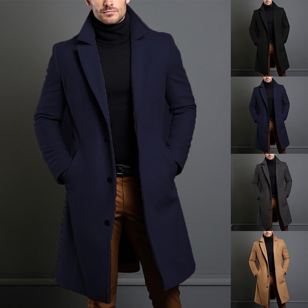 eBexxin - Men's Luxury Trench Coat