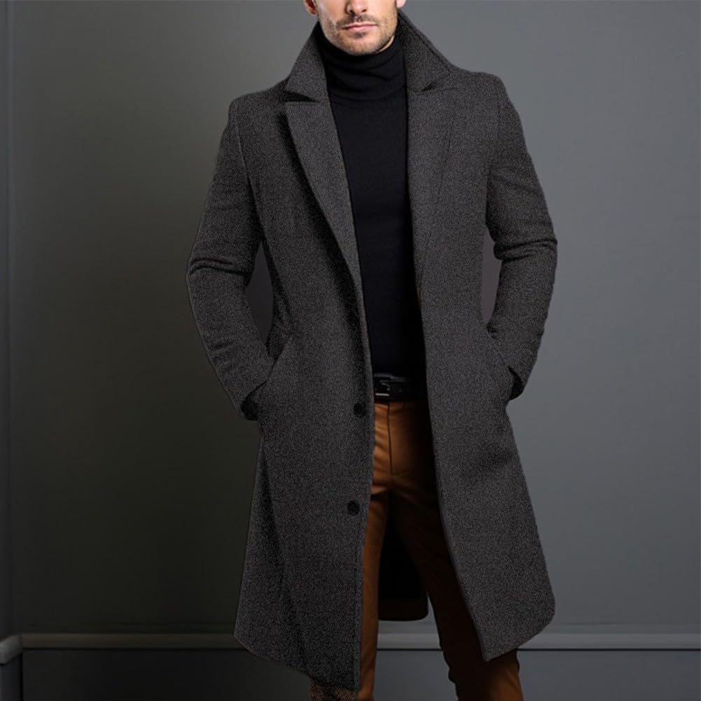 eBexxin - Men's Luxury Trench Coat