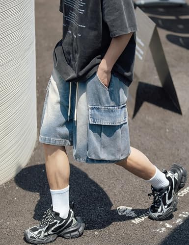 Baggy Jeans Shorts Men