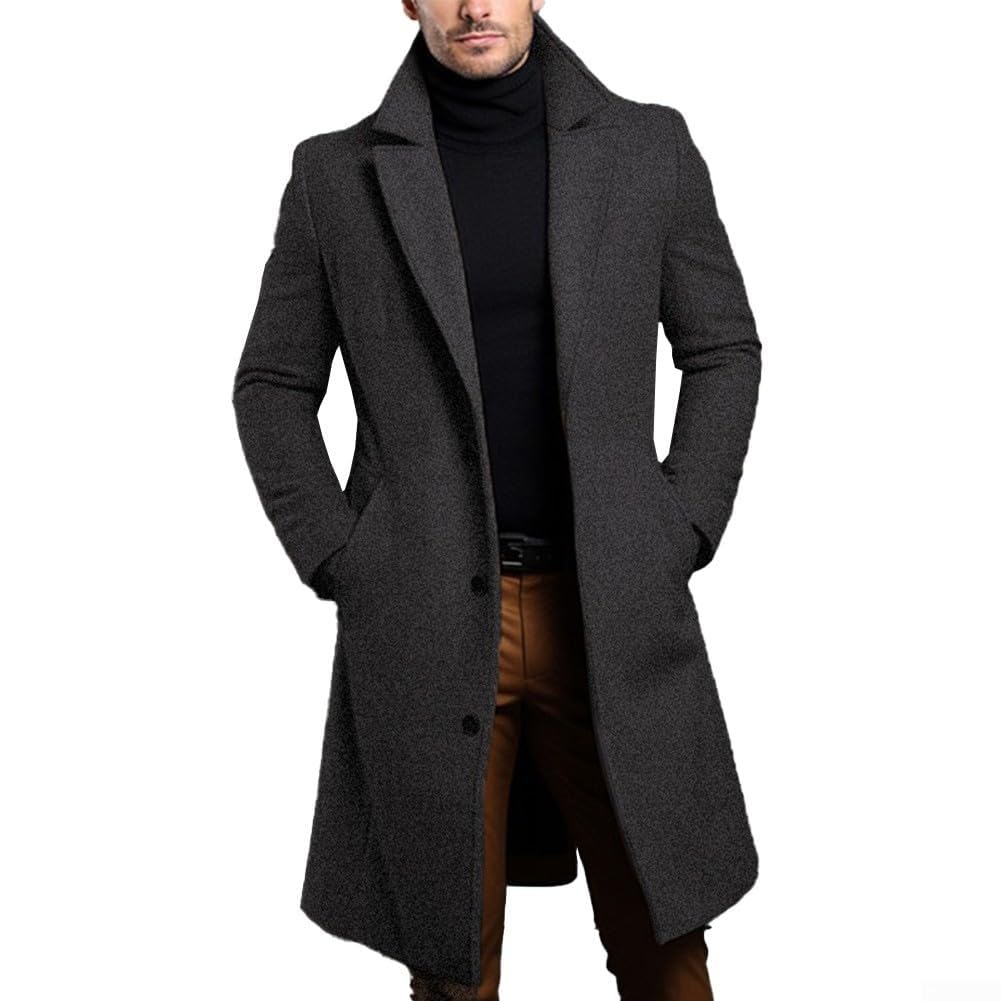 eBexxin - Men's Luxury Trench Coat