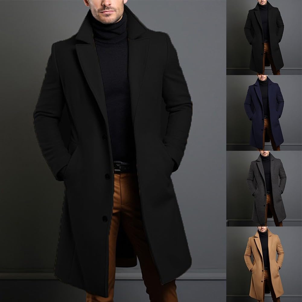 eBexxin - Men's Luxury Trench Coat