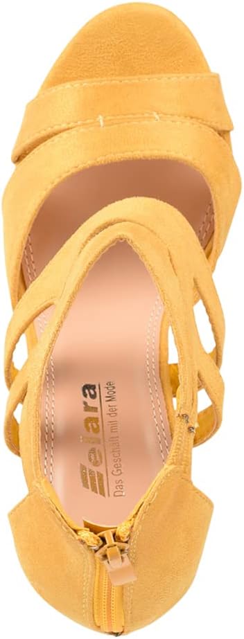 EBXN Zapato de Tacón Alto Mujer Abierto Stilettos Chunkyrayan