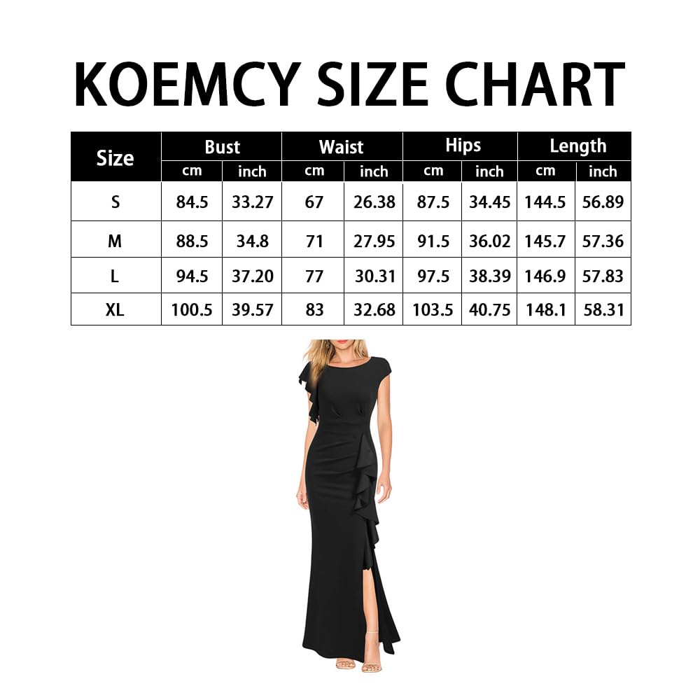 EBXN Vestido de Cóctel Elegante para Mujer