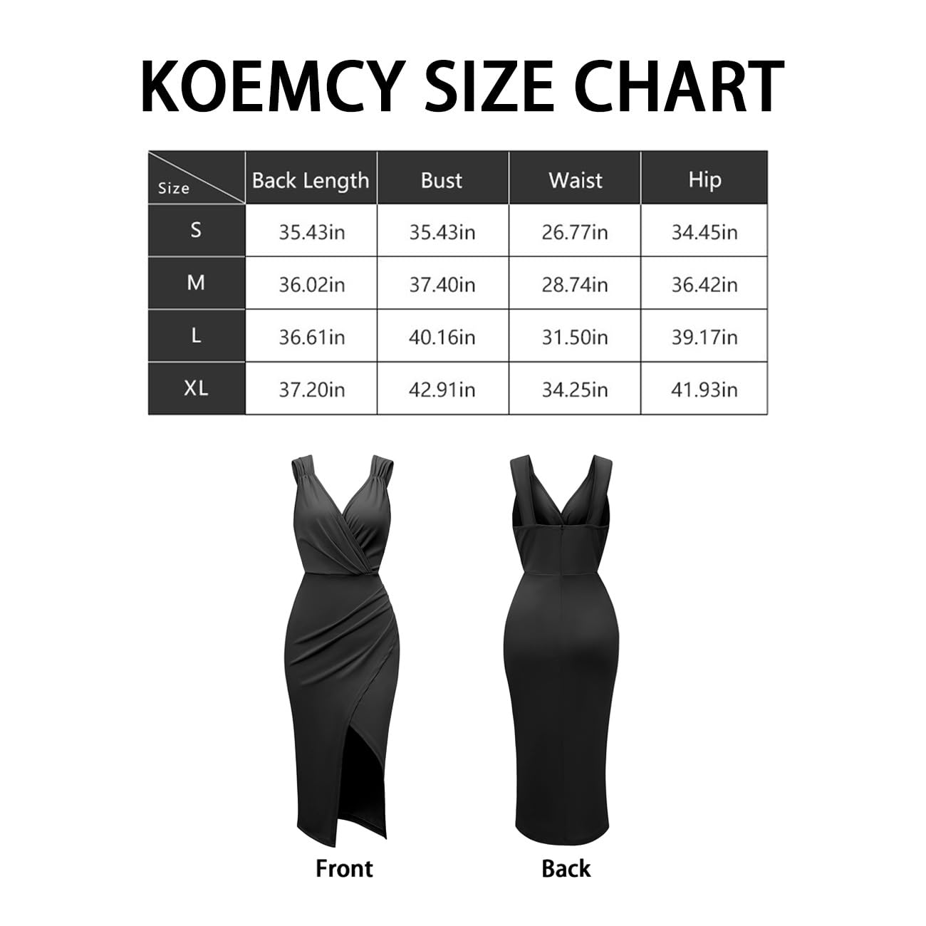 EBXN Vestido Elegante Mujer Club Vestido